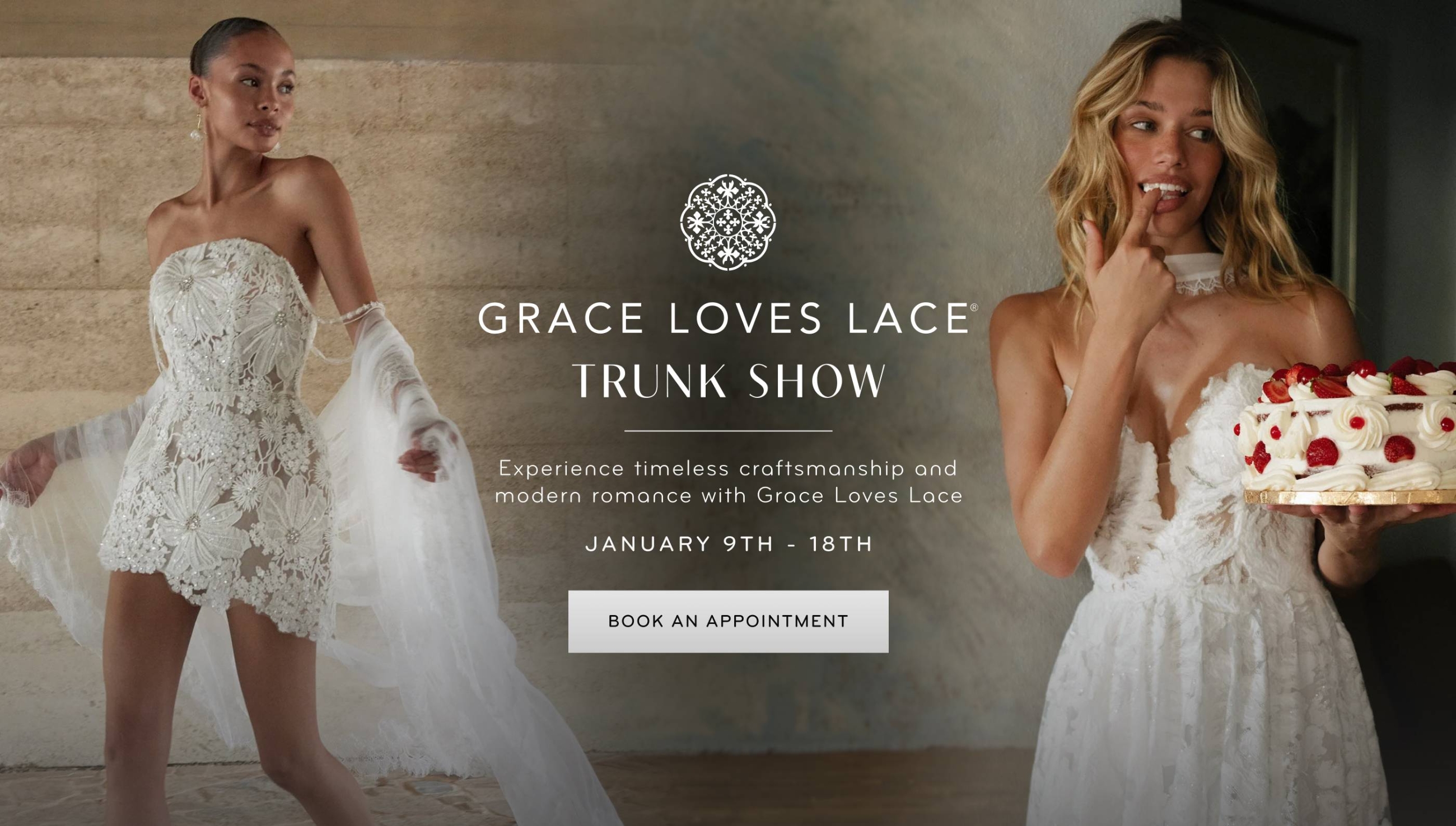 Grace Loves Lace Trunk Show Desktop Banner